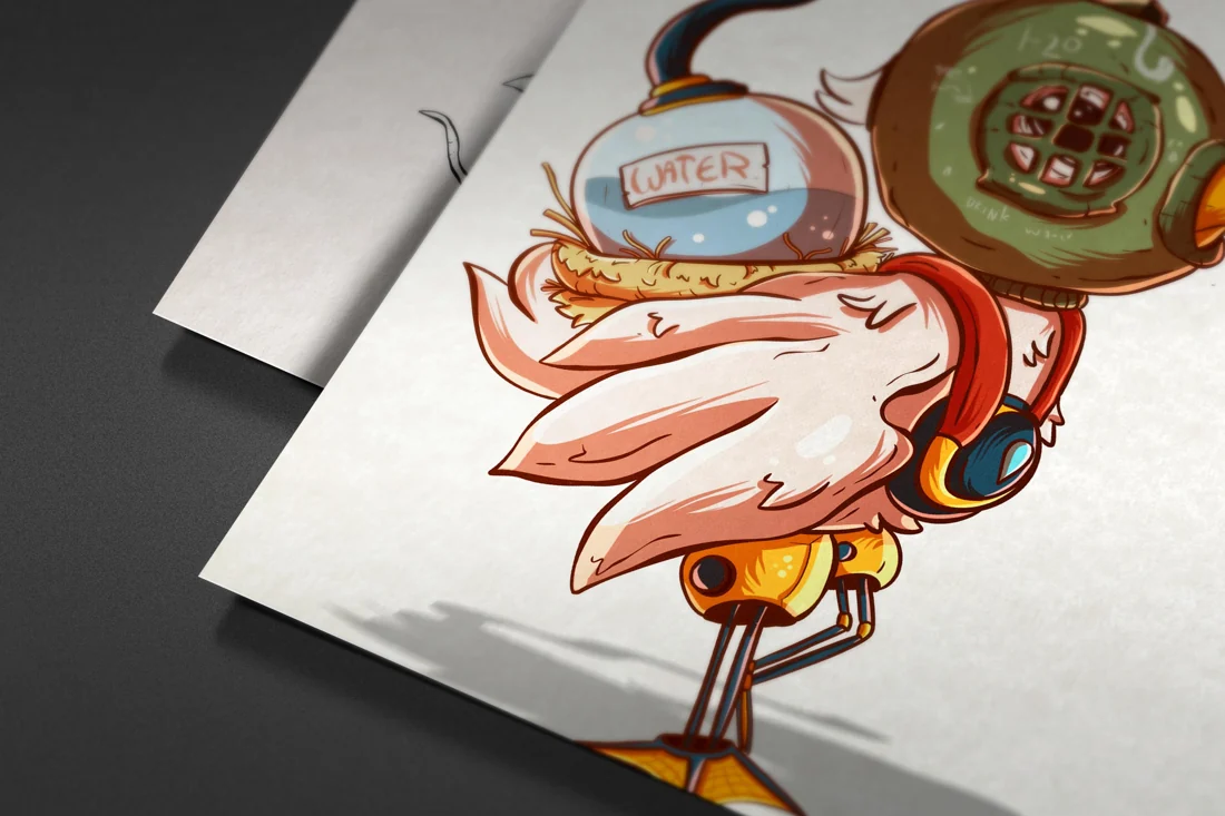 Digital character illustration 1 by Jachin Jainarain
